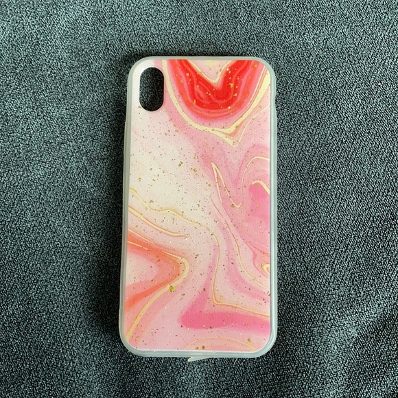 Marble Gold Fleck iPhone XR Case